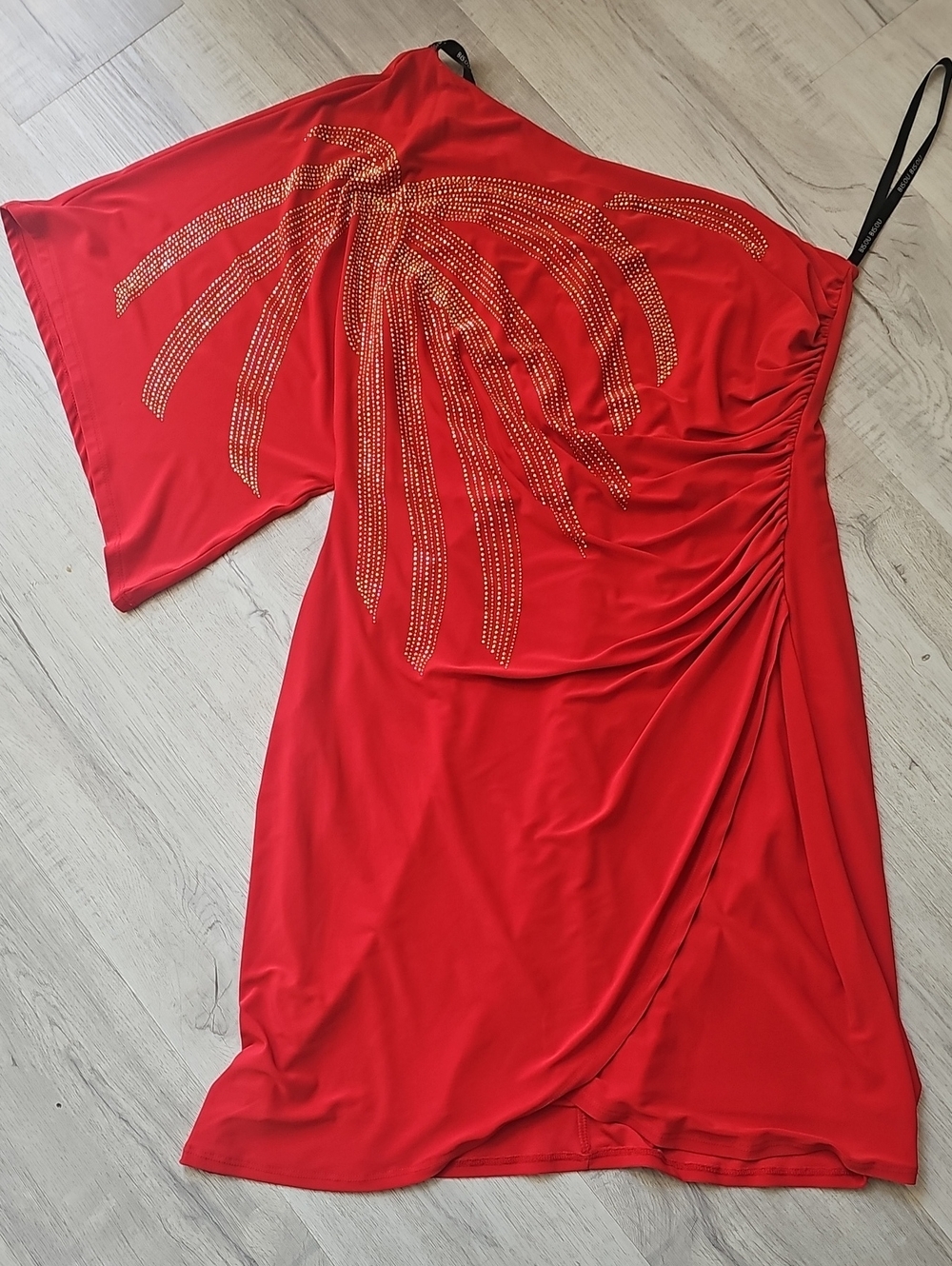 Bisou Bisou Vibrant Red Party Dress